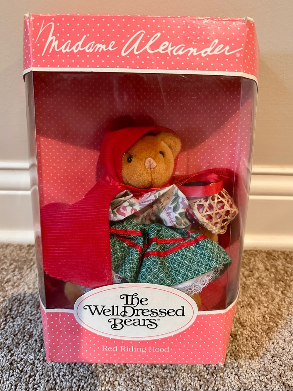 The Well Dressed Bears Red Riding Hood Bear by Madame Alexander